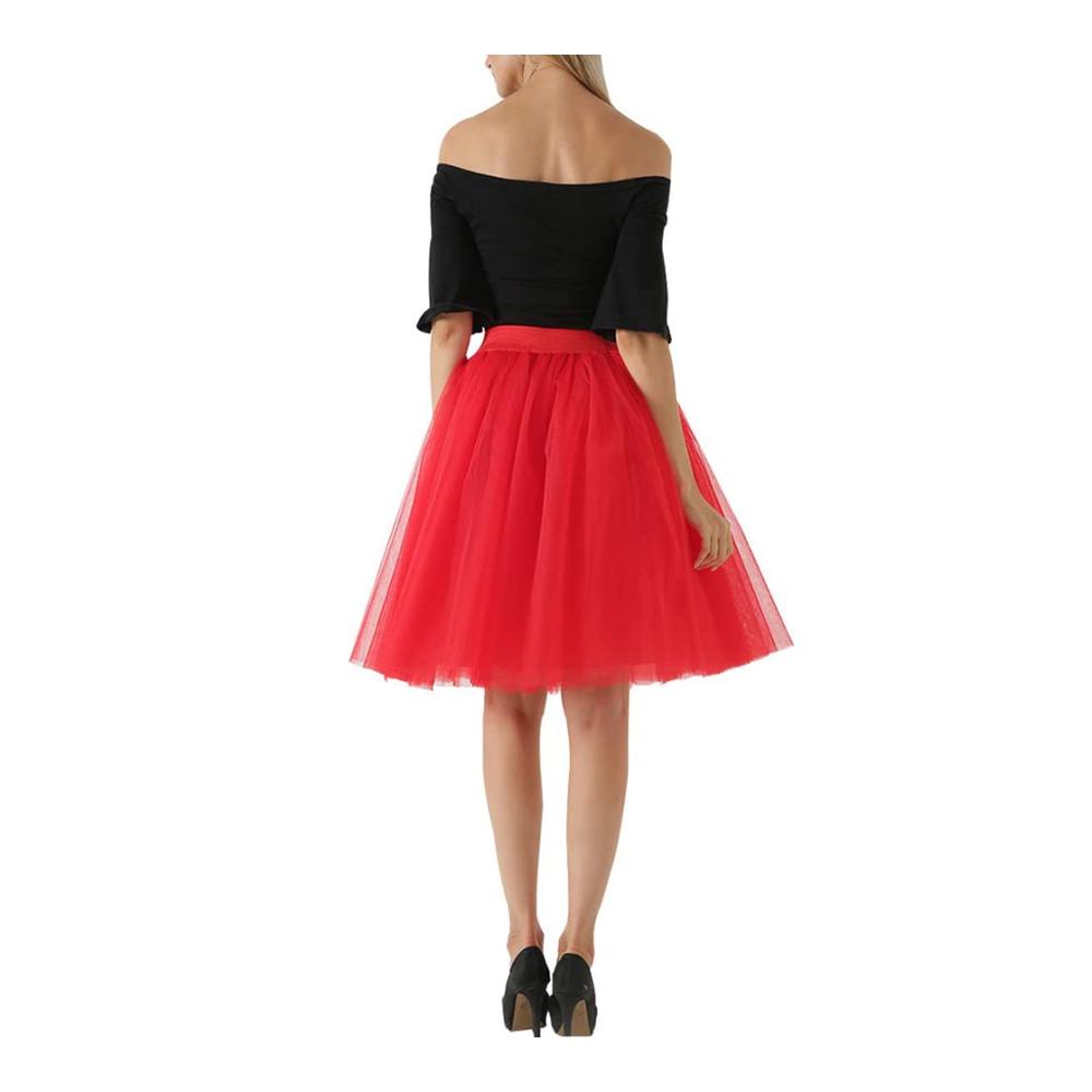 Einzigartiger Vintage Charme Damen Röcke - Stilvoller Tüllrock mit hoher Taille für Ballett Partys & Karneval. Jetzt entdecken und den Look perfektionieren
