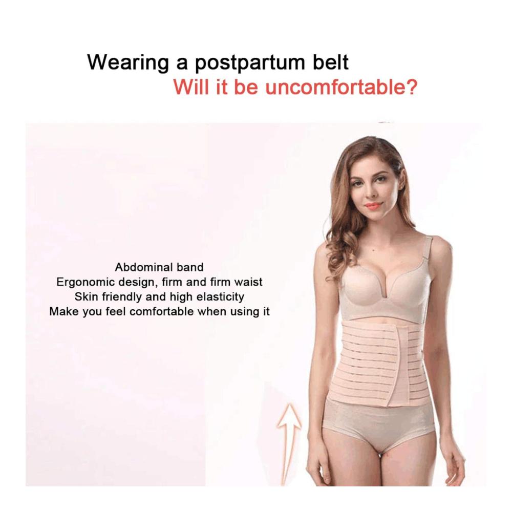 Erholung und Unterstützung nach der Geburt Verstellbares Bauchband für Bauch Becken und Taille - Atmungsaktive Schwangerschafts-Shapewear