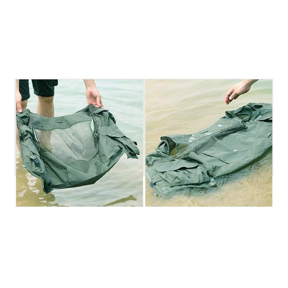 Entdecke die ultimative Angelweste Multi-Pockets atmungsaktives Netz XXL ideal für Outdoor-Angeln Fliegenfischer und Wanderungen! (Rot