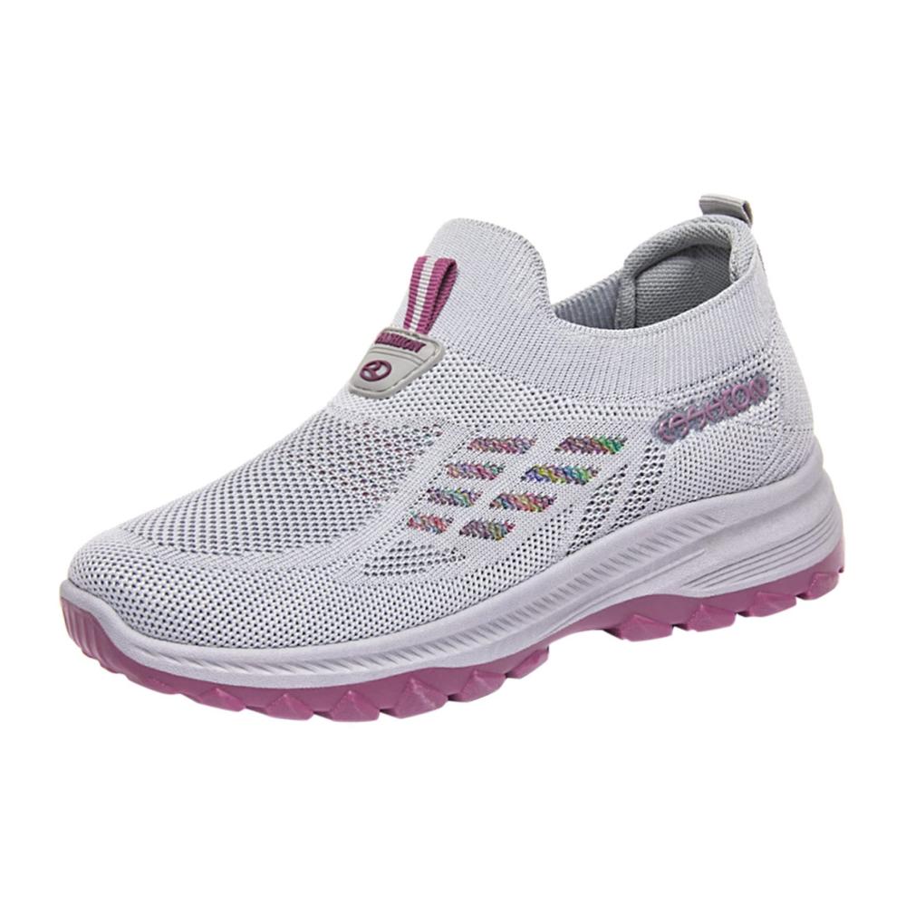 Damen Straßenlaufschuhe - Rutschfeste Laufschuhe für Training Fitness und Freizeit Atmungsaktiv und bequem Perfekt für Laufen Basketball Gym