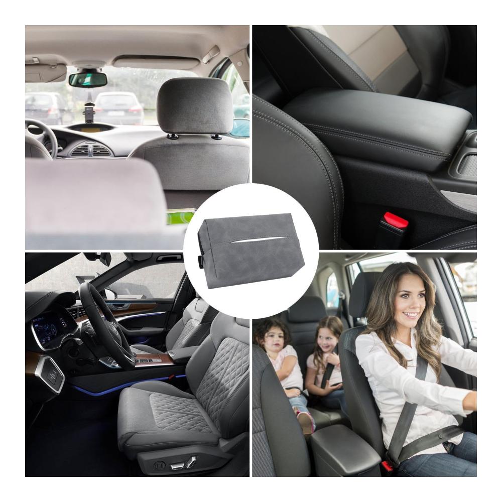 Entdecken Sie die ultimative Lösung für unterwegs Nachfüllbare Taschentuchbox für Auto-Kopfstützen! Halten Sie Ihre Familie gesund und glücklich in Wohnwagen Minivans SUVs und mehr