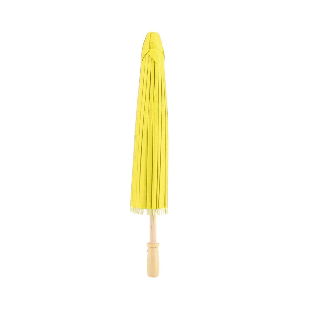 Entdecke die Magie der Taschenschirme Kinder DIY Kreativität entfesseln mit handgemalten Mini-Schirmen von Harte Firma (Gelb