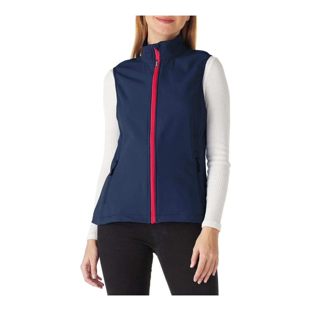 Sportliche Damen Softshell Weste für Outdoor-Abenteuer Leicht & Warm Winddicht Gefüttert für Golf Wandern und Camping