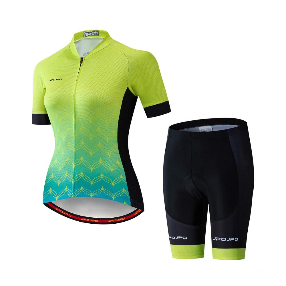 Ultimativer Komfort auf der Spur Damen Radtrikot & Shirt Set für ein unschlagbares Fahrerlebnis! 3D Gel Polster Atmungsaktivität & Schnelltrocknung. Holen Sie sich jetzt Ihr S-2XL Set