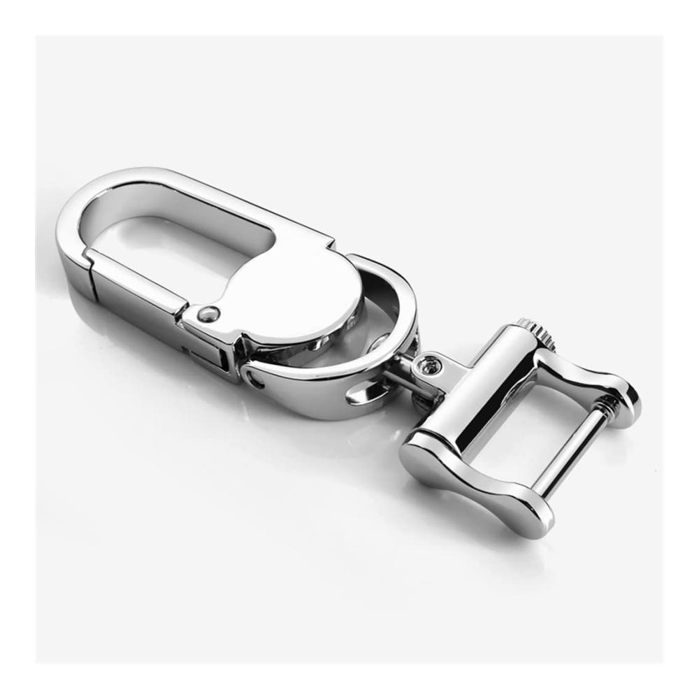 Stilvolle Herren-Schlüsselringe & Schlüsselbänder aus Metall – Perfekte Ergänzung für den Alltag in Silber Größe individuell anpassbar