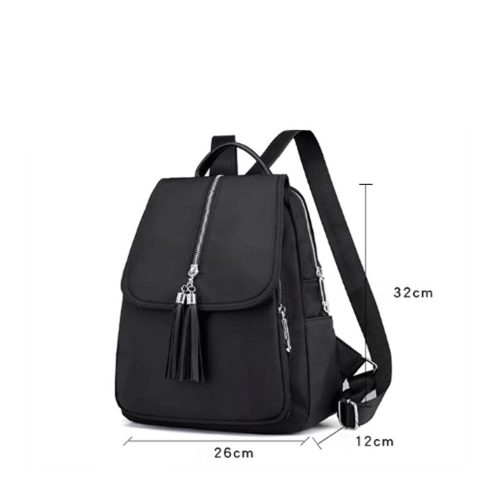 Entdecken Sie den ultimativen Komfort Damen Rucksackhandtaschen - Lässiger Oxford Outdoor-Rucksack in stilvollem Schwarz