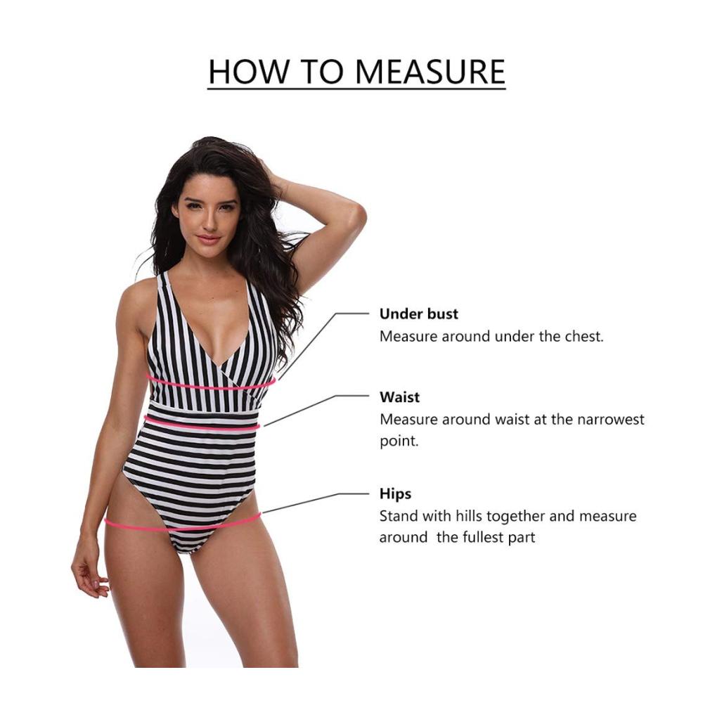 Entdecken Sie den ultimativen Monokini Figurformender Damen-Badeanzug mit High Waist V-Ausschnitt und sportlichem Design. Perfekt für den Sommer