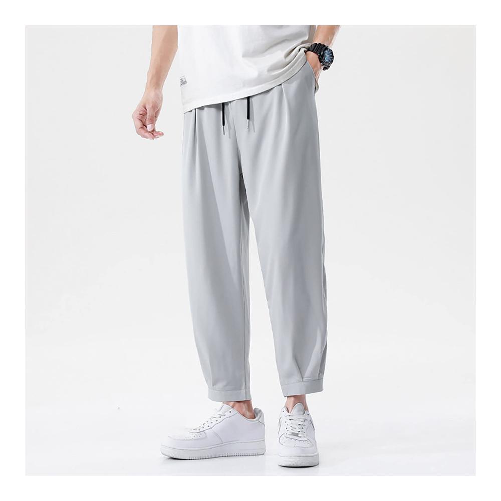 Bequeme Herren Jogginghose Cargo Stil für Freizeit & Sport | Elastische Taille luftig & stilvoll | Ideal für Frühling & Sommer Yoga Pyjama oder lässige Outfits