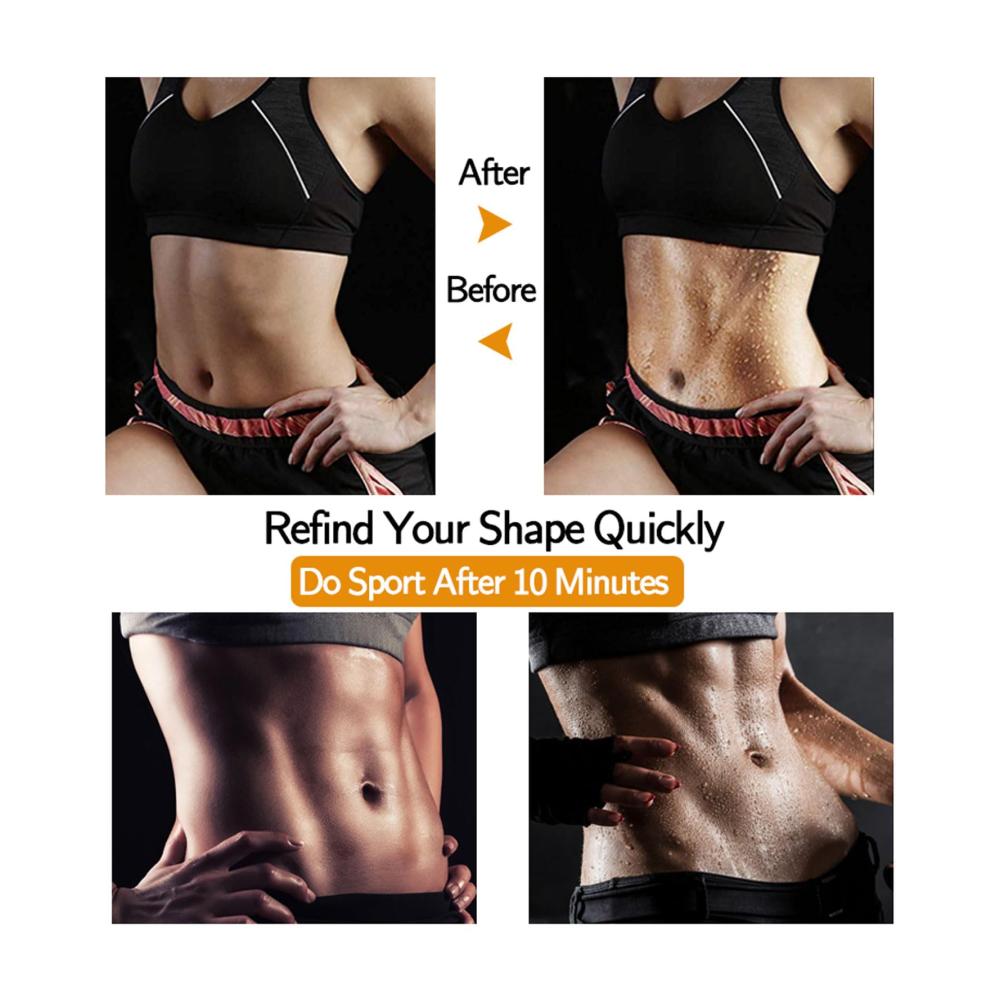ShapeUp Deluxe Effektives Taillenmieder für Bauchkontrolle Fettverbrennung & Saunaschweiß. Top Trimmer Tape für Kompressionsunterstützung