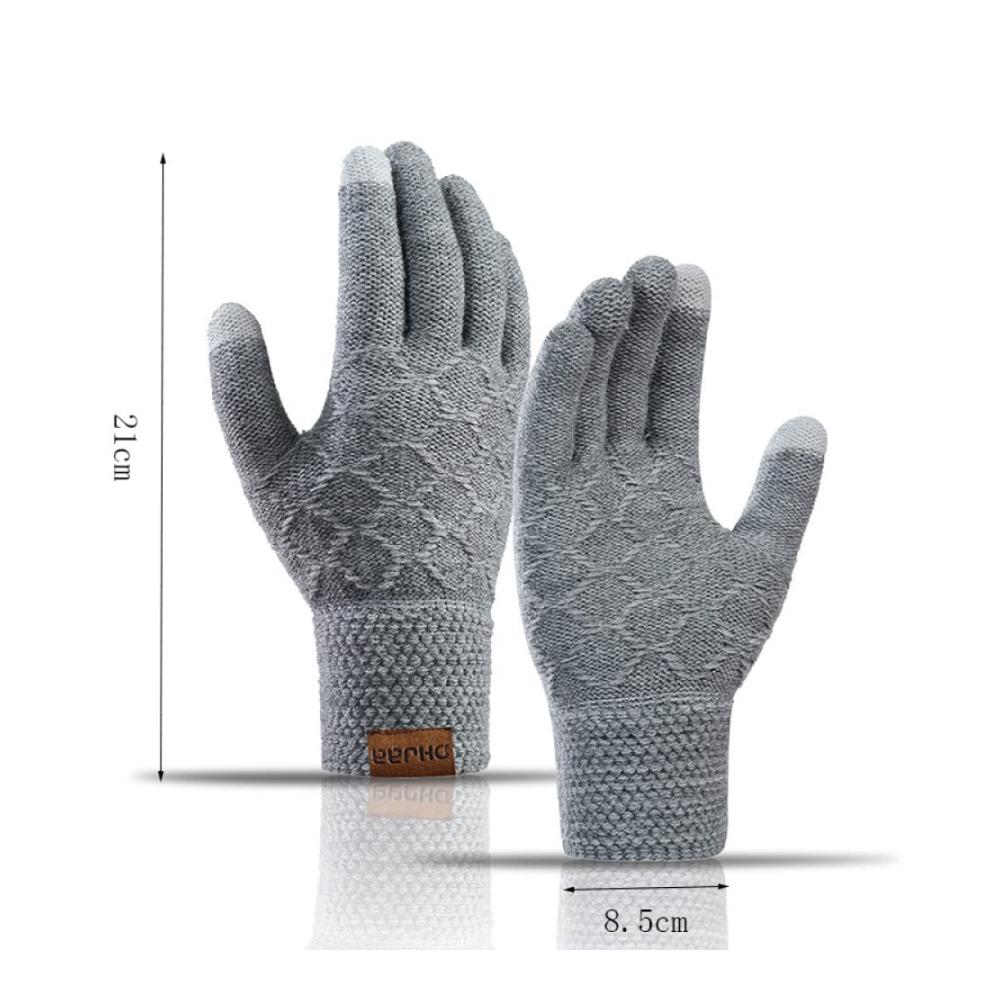 Erhalten Sie maximale Wärme und Komfort mit unseren hochwertigen Winterhandschuhen & Fäustlingen! Wasserdichtes Design Jacquard-Strick und Touchscreen-Funktion für ultimativen Schutz