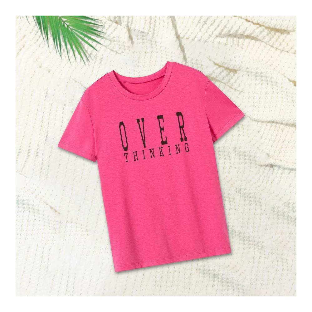 Damen T-Shirts Basic Outfits für Sport & Reisen Rundhalsausschnitt Ideales Valentinstagsgeschenk