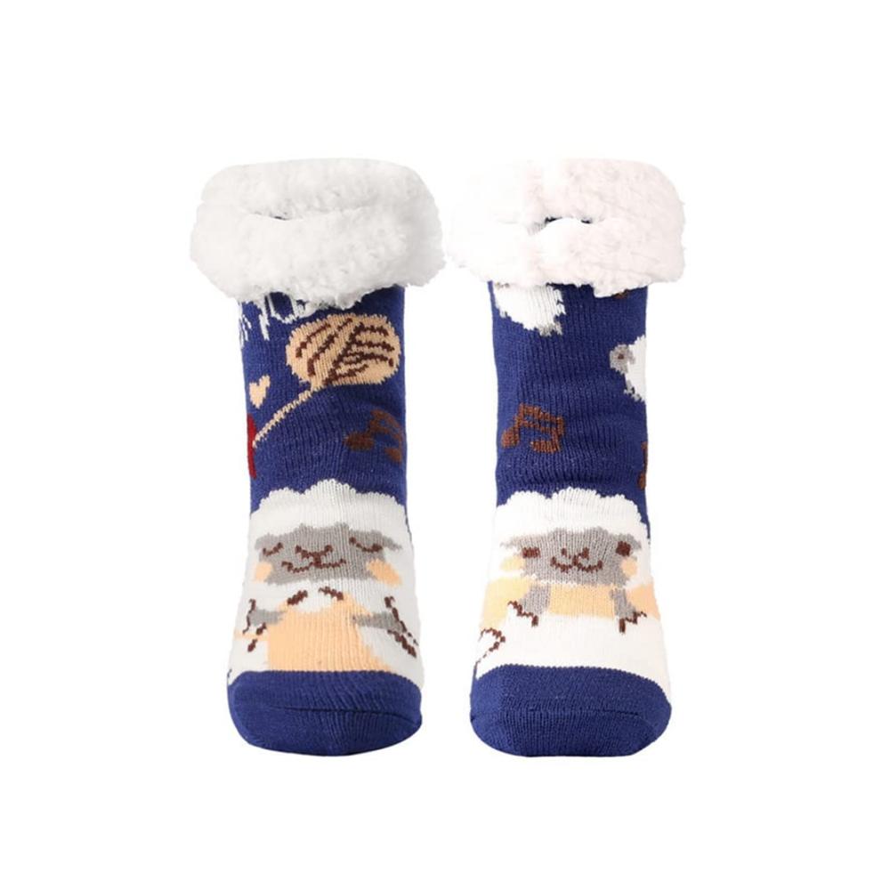 Ultimativer Komfort Anti-Rutsch Stoppersocken für Damen - Warme Winterstrümpfe mit Wolle und Kuschelfaktor - Perfekte Haussocken für gemütliche Weihnachten - Entdecke den Luxus von Blaues Schaf