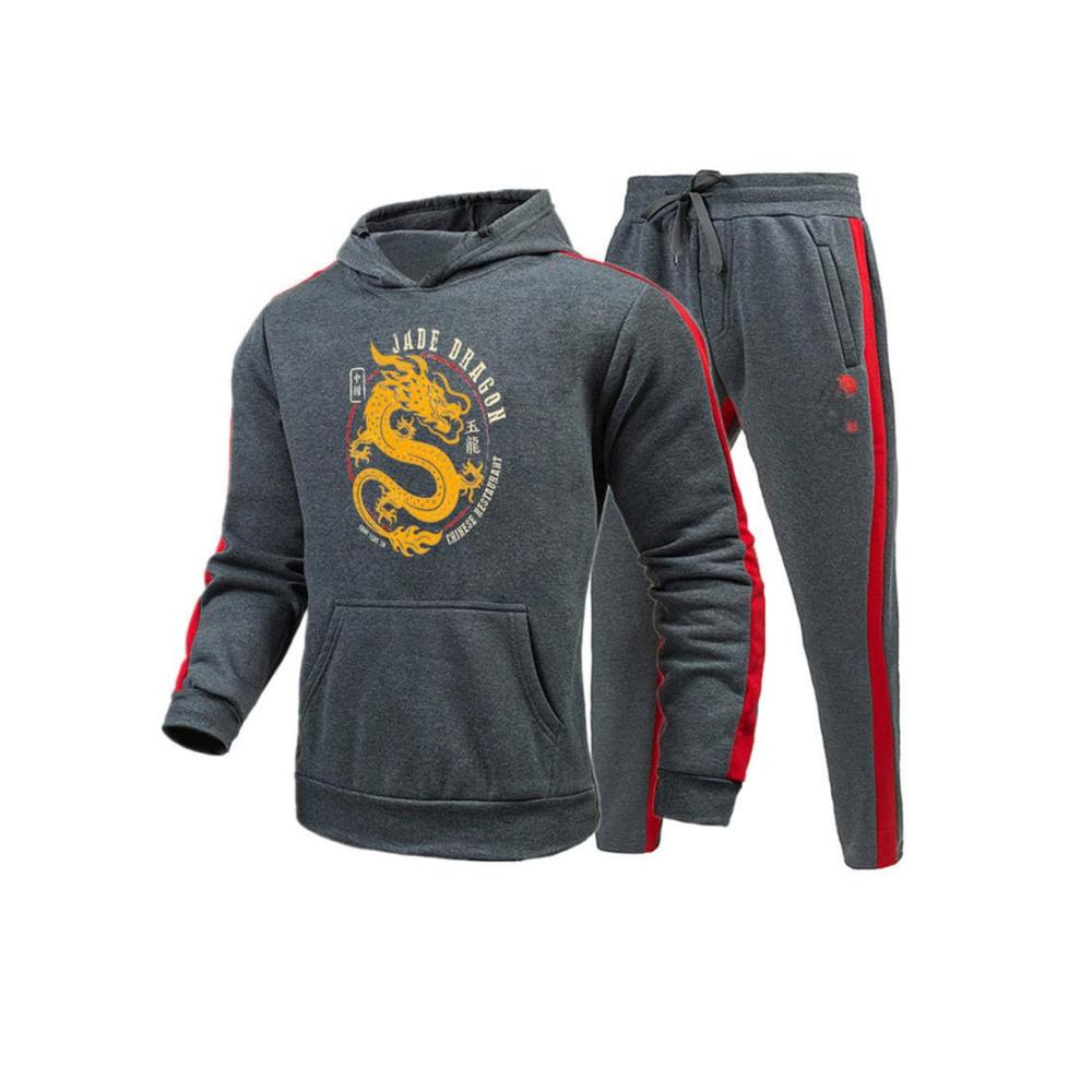 Elegante Trainingsanzüge für Frauen und Männer im chinesischen Drachenstil 3D-bedruckt Streetwear Kung-Fu-Kostüm