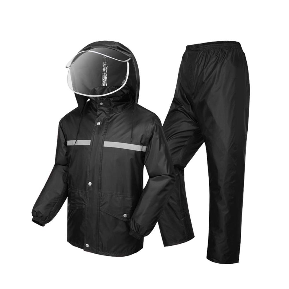 Ultimativer Schutz für Herren Wasserdichte Regenjacke mit Kapuze für Motorradfahren Golf & Angeln im Freien – Top-Qualität