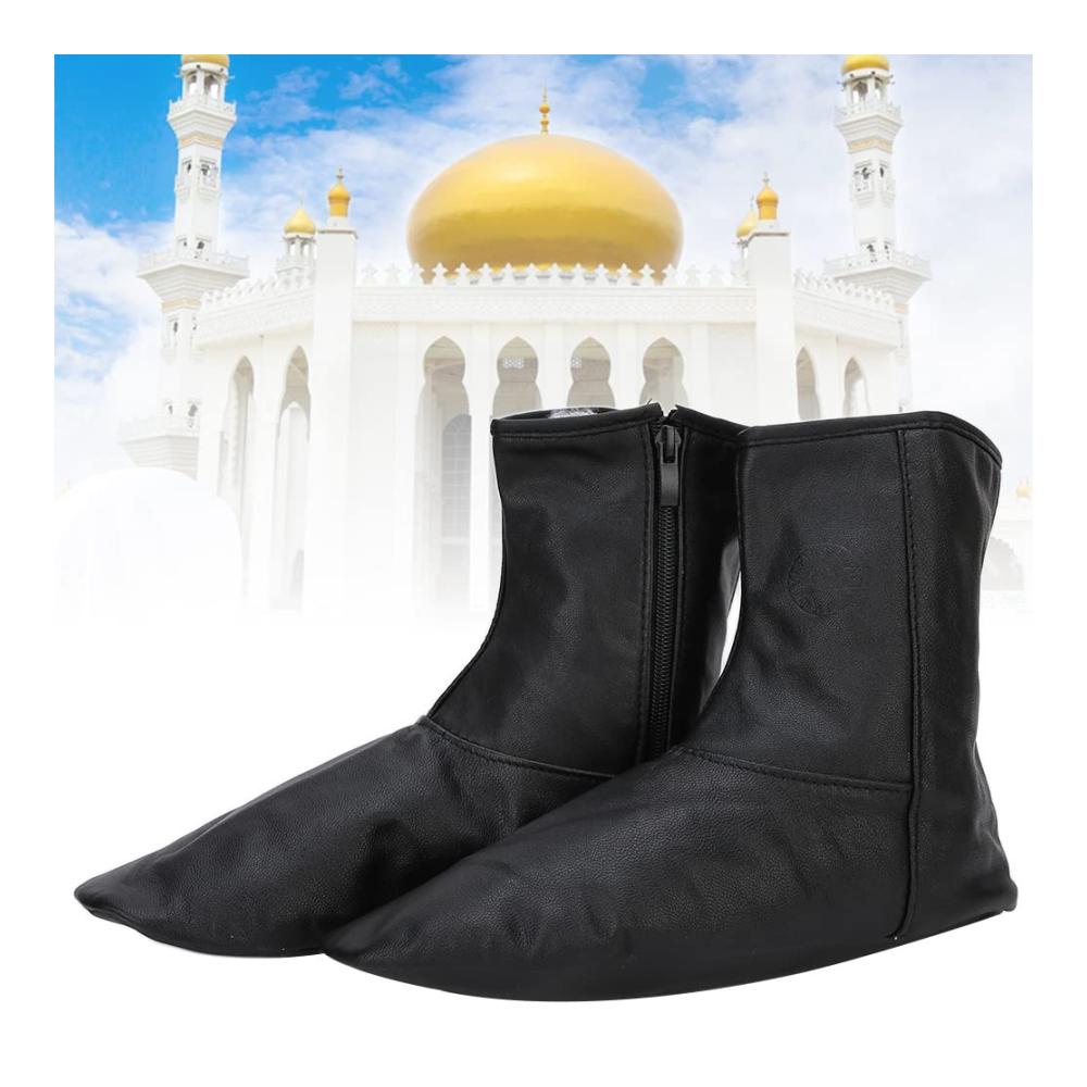 Exklusive Muslimische Socken für alle Hochwertige Gekämmte Baumwolle und praktischer Reißverschluss für Unisex (Größe 42). Jetzt sichern