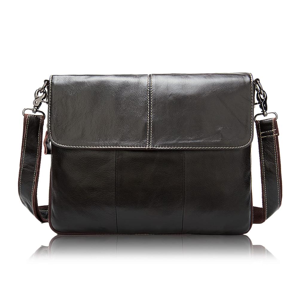 Ultimative Messenger-Bags für Herren Luxuriöse Leder Umhängetasche mit 13-Zoll Laptopfach. Stilvoll geräumig und vielseitig für Business und Freizeit