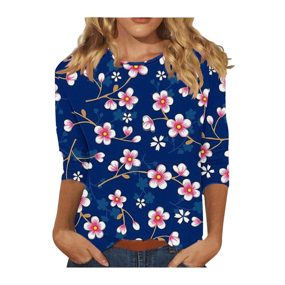 Entdecke die Vielfalt Blumen T-Shirts für Damen! Sommerliche Eleganz für jede Gelegenheit - Rundhals locker geschnitten perfekt für Teenager und Frauen. Stilvoll und lässig zugleich
