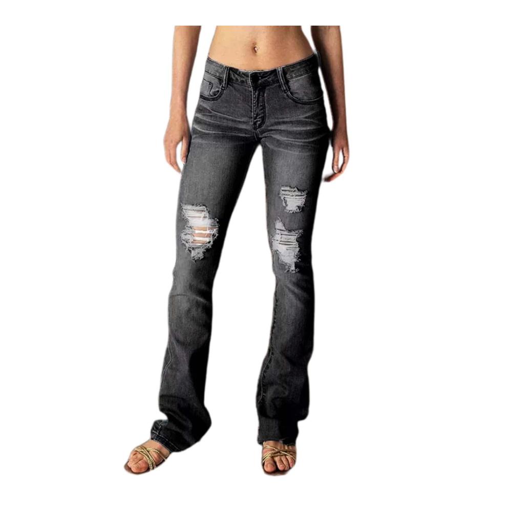 Entdecken Sie den ultimativen Style mit Damen Ripped Jeans! Perfekte Passform Stretchmaterial und trendige Distressed-Details. Jetzt sichern