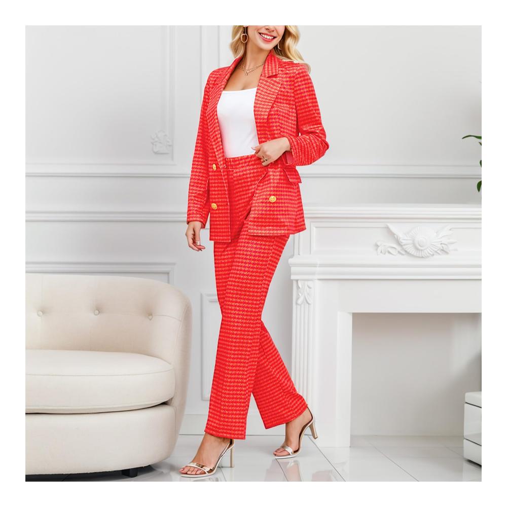Stilvoller Damen Hosenanzug Kobilee Zweiteiler für Hochzeit & Büro elegant & festlich in Schwarz große Größen langärmlig sportliches Revers Anzug für Damen formale Eleganz