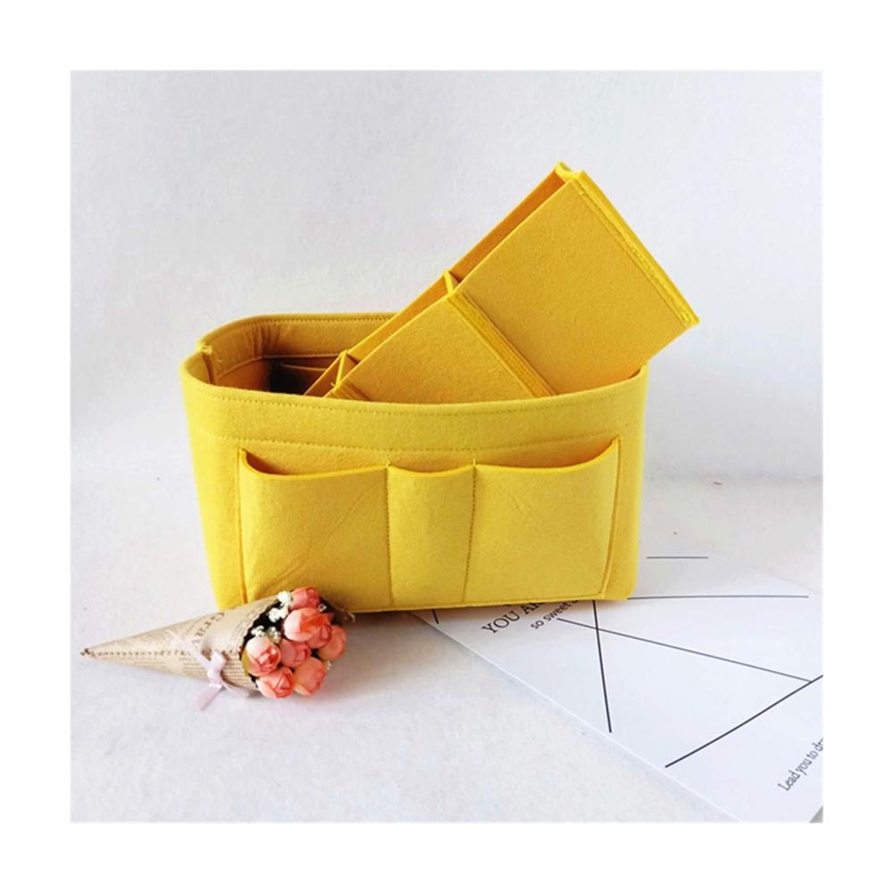 Maximale Organisation Multifunktionaler Taschenorganizer aus Filzgewebe für Handtaschen Kosmetik Geldbörsen und mehr – Praktischer Aufbewahrungsheld
