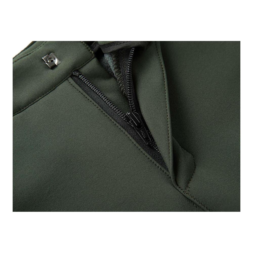 Kinder-Softshellhose gefüttert - Outdoorhose wasserabweisend winddicht - Jungen Mädchen Thermo Trekking Wanderhose