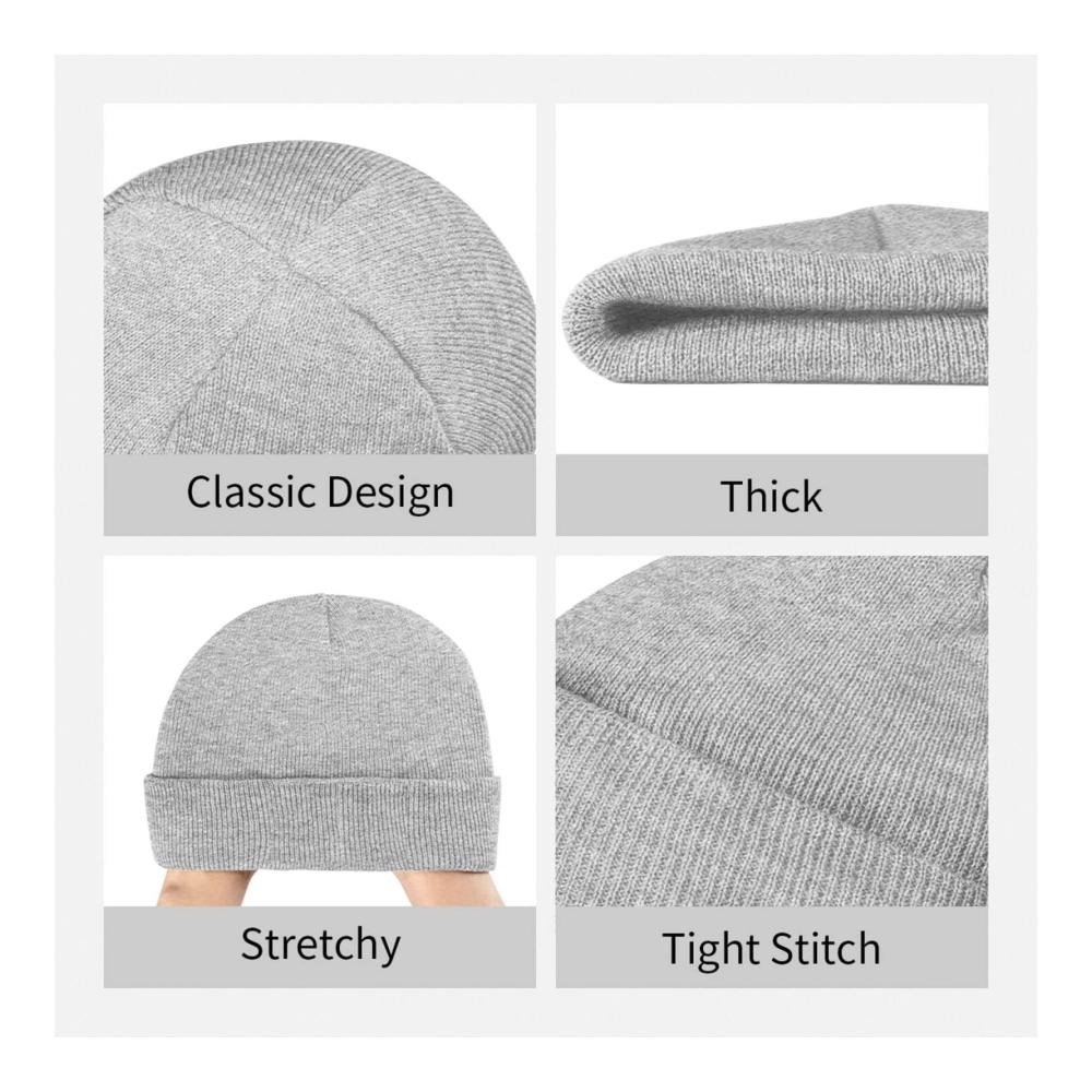Behagliche Strickmütze mit entzückendem Bichon-Frisé-Design | Wintermütze für Damen & Herren | Warme Skimütze mit weicher Textur | Stilvoll durch die kalten Tage