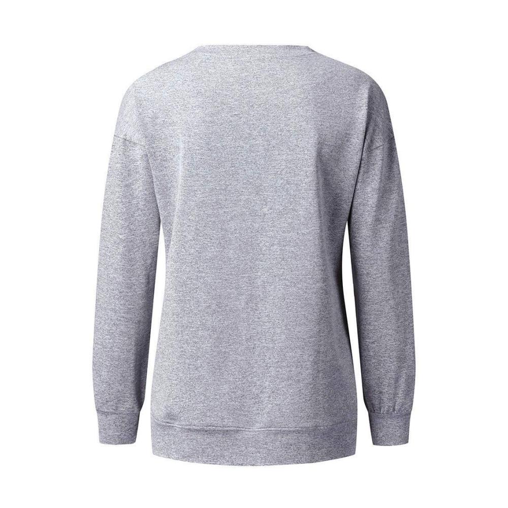 Stilvoll und Gemütlich Damen Pullover mit Herzdruck – Perfekt für den Valentinstag! Langärmliges Sweatshirt für Damen – Ein Must-have