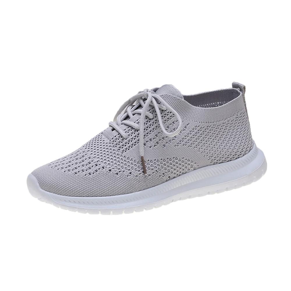 Erleben Sie pure Leichtigkeit Hochwertige Damen Sneaker in Größe 37 atemberaubend atmungsaktiv mit gestrickter Spitze - Perfekt für Damen die stilvoll und komfortabel unterwegs sein wollen