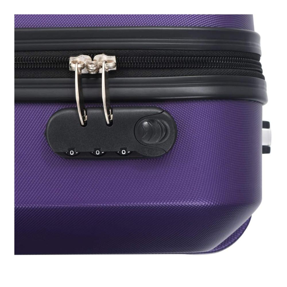 Luxuriöses 3-teiliges Gepäck-Set in strahlendem Violett Hartschalen-Trolley-Set aus robustem ABS für stilvolles Reisen. Jetzt erhältlich
