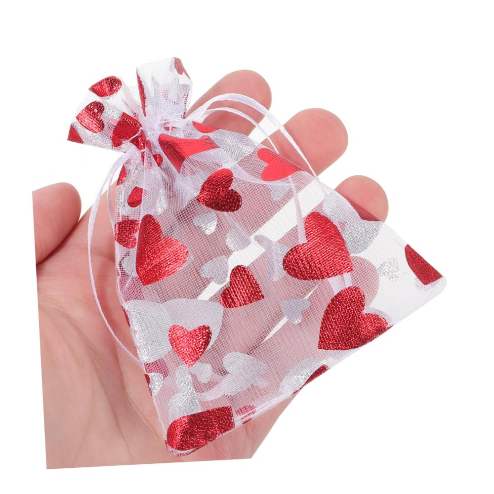 Exquisite 300er Set Gazebeutel Herz Perfekte Schmuckbeutel für Geschenke & Partys. Stilvoll verpackte Präsente mit Kordelzug. Liebevoll gestaltete Geschenktüten aus Gittergewebe. Jetzt zugreifen