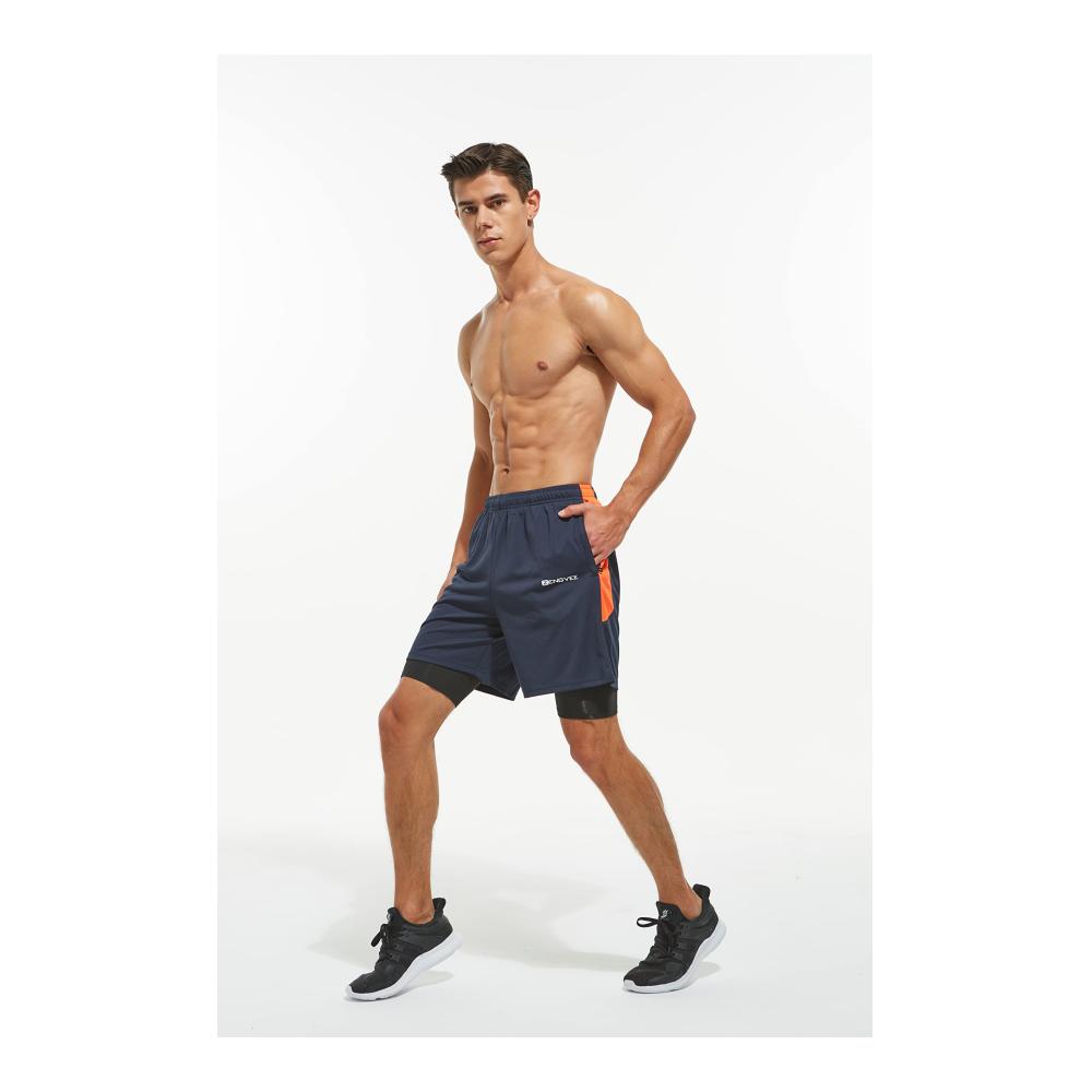 Entdecken Sie Vielseitigkeit 2er Pack atmungsaktiver Herrenshorts für Outdoor und Fitness schnell trocknend und komfortabel. Perfekt für jeden Sport
