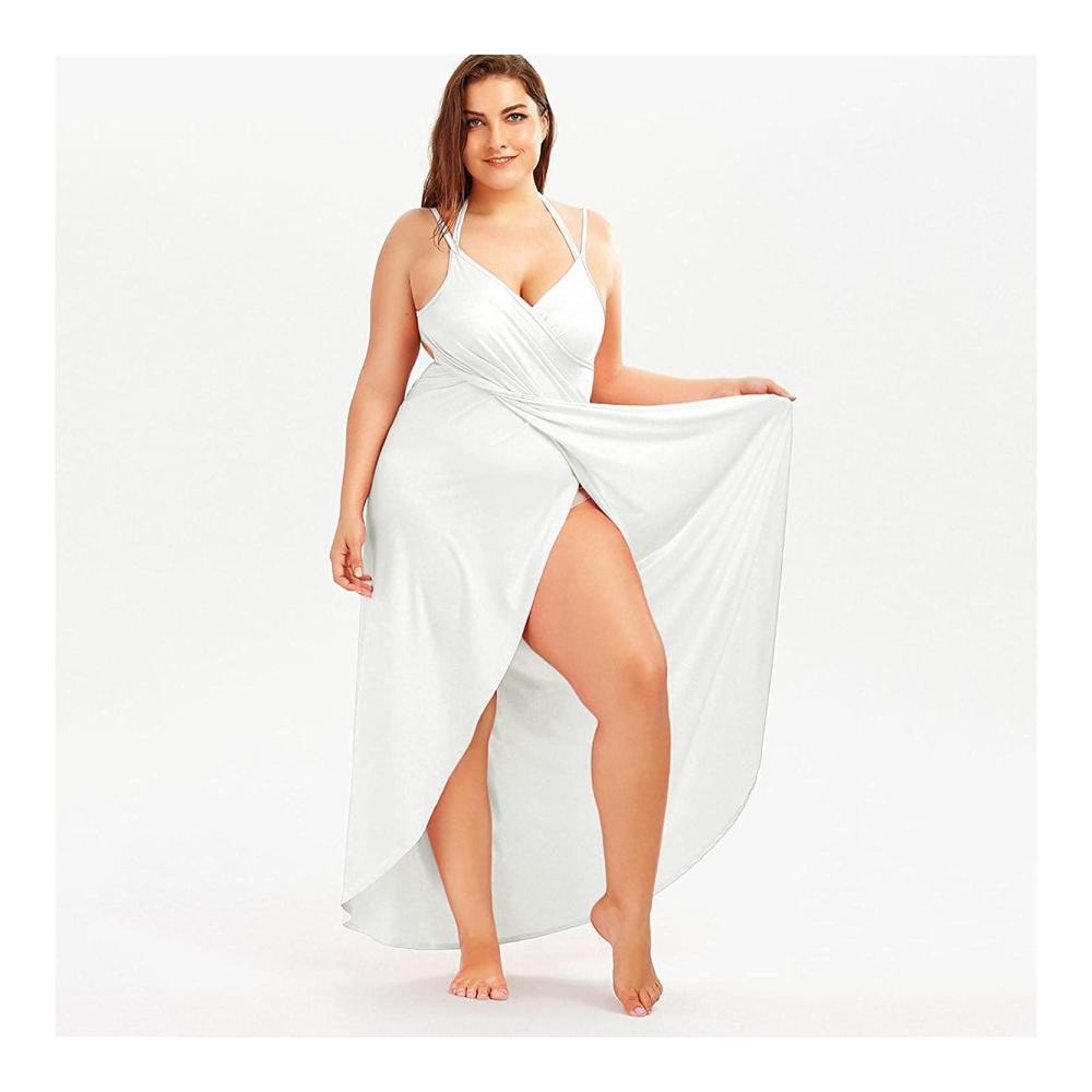 Entdecke stilvolle Strandmode Pareos & Strandkleider in Übergröße für ultimativen Komfort und Eleganz! Perfekt für Strandtage und Poolpartys. Jetzt erhältlich in Weiß Größe 3XL
