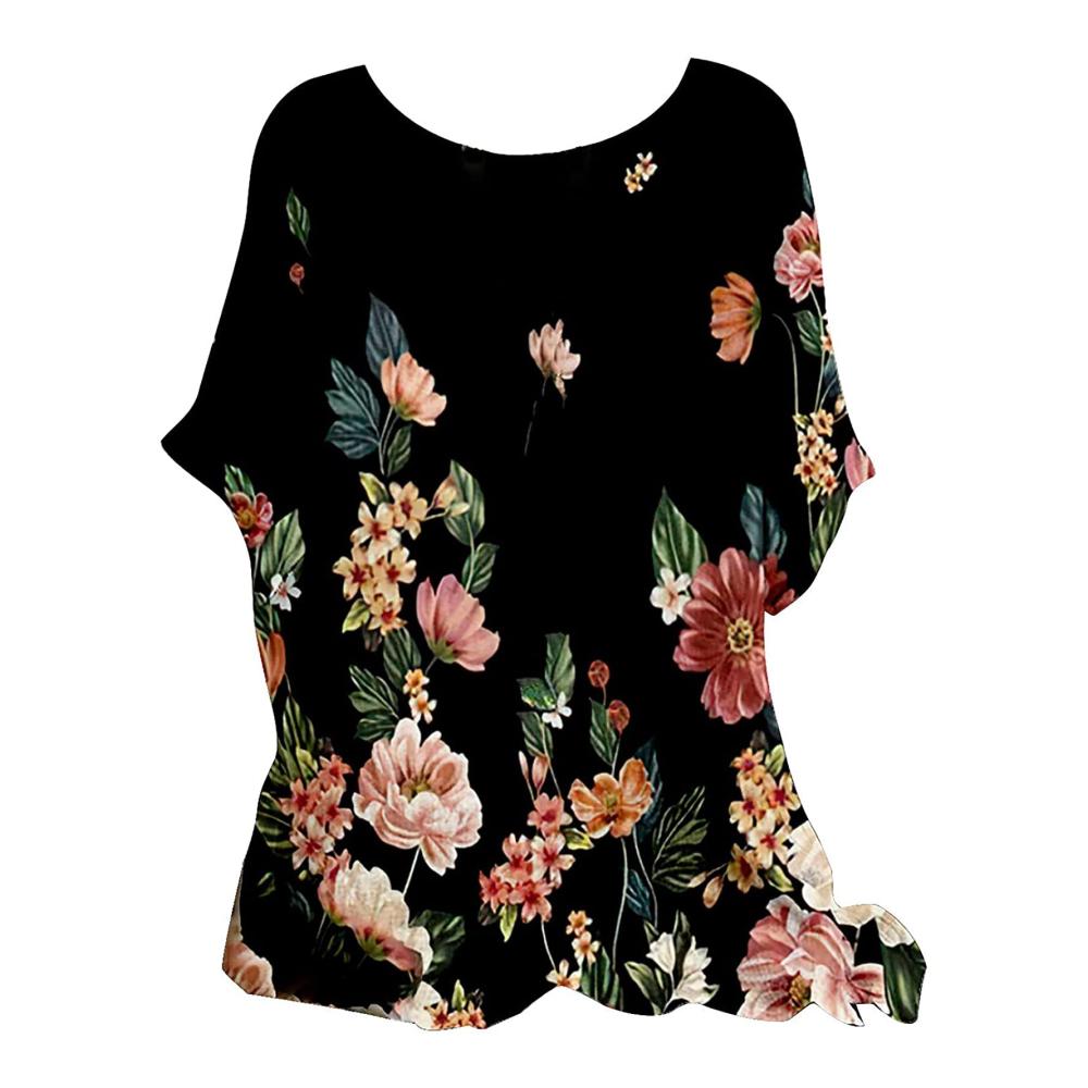 Einzigartiges Damenblusenshirt Stilvolles Leinenhemd mit Retro-Druck und Blumenmuster. Perfekt für den Frühling! Entdecken Sie jetzt unser vielseitiges Shirts-Sortiment