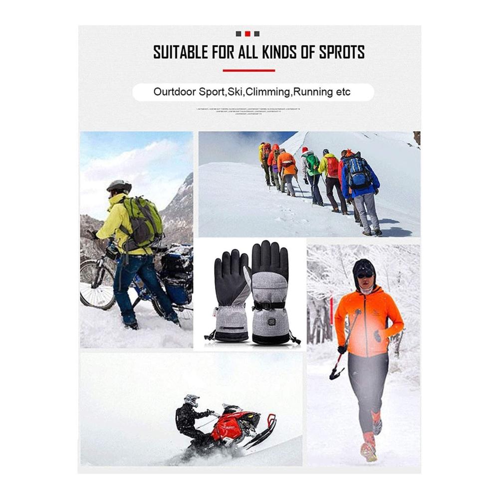 Ultimativer Wärmekomfort Beheizte Handschuhe für Motorrad Ski & Schnee | Bis zu 8 Stunden Akkulaufzeit | Perfekt für Damen & Herren! Erleben Sie maximale Behaglichkeit
