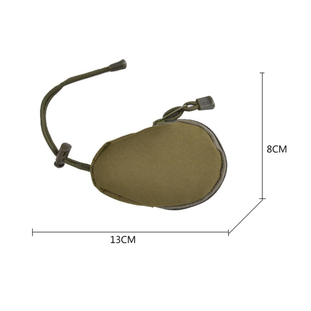 Organisiert und stilvoll Armee-Grün Geldklammernhalterung mit verstellbarem Riemen für Outdoor-Abenteuer. Praktische Mini-Tasche mit Reißverschluss für militärische Essentials