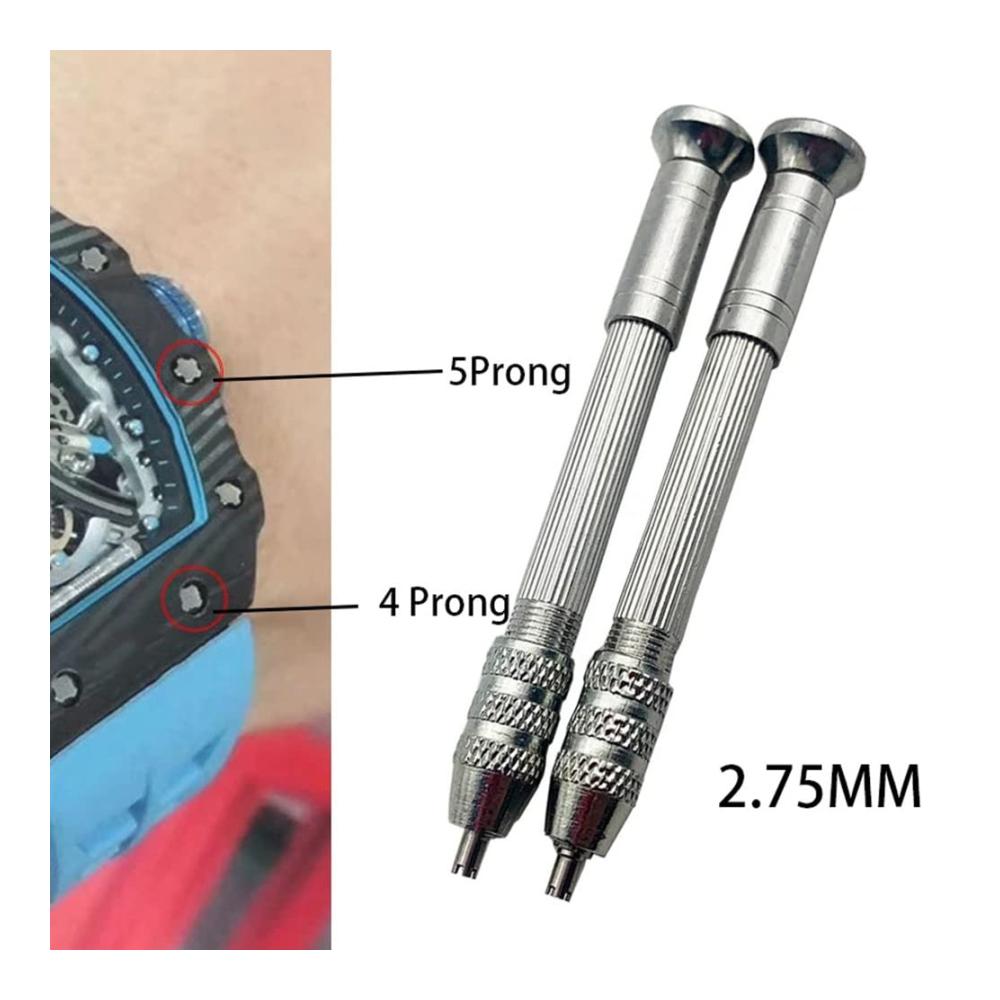 Entdecken Sie die Präzision 4 Zinken und 5 Zinken 2 75 mm Klingen - Ihr unverzichtbares Werkzeug für Uhrenarmbänder Lünetten Gehäuse und hintere Schrauben