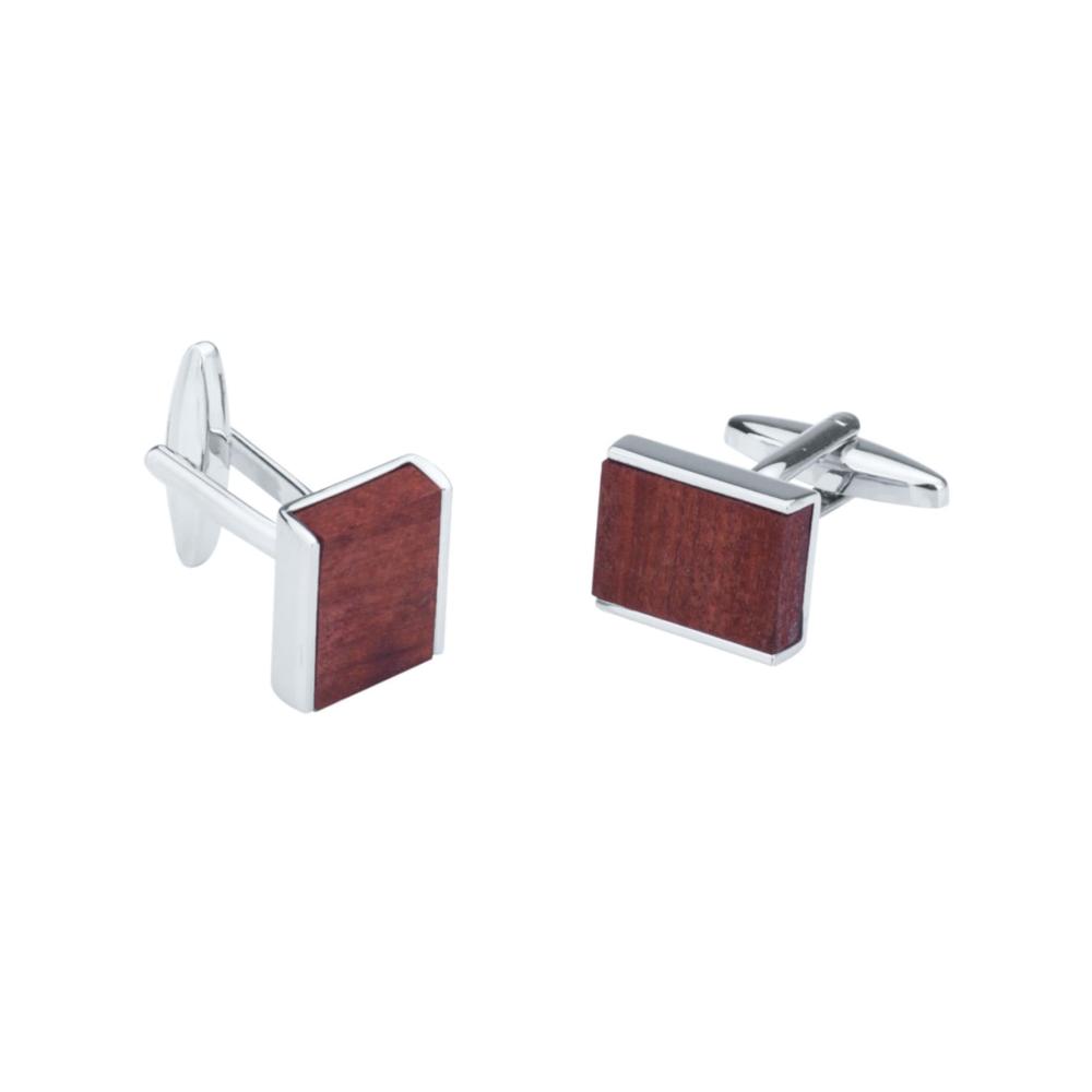 Entdecken Sie Eleganz Rote Holz Quadrat Manschettenknöpfe für stilvolle Herren. Perfekte Ergänzung für Ihr französisches Hemd. Exquisites Schmuckstück