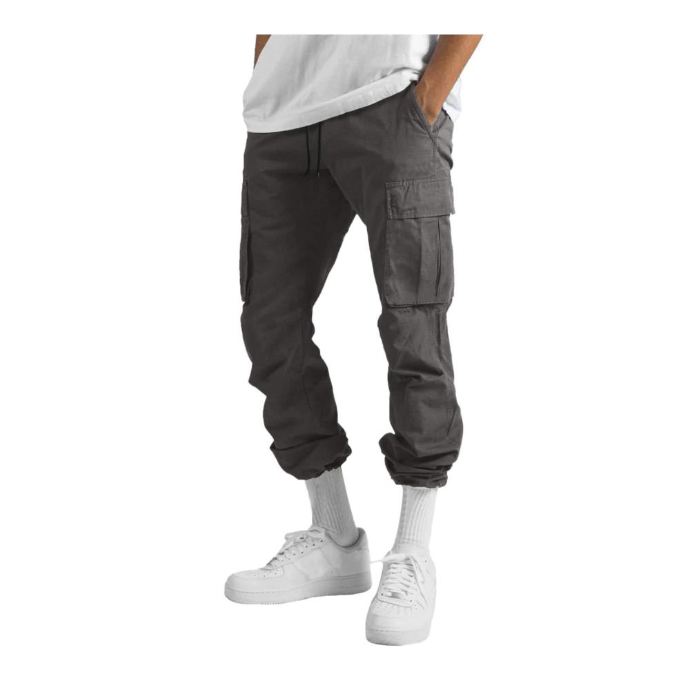 Entdecke ultimativen Komfort Herren Jogginghose Baggy Cargo Trainingshose mit elastischem Bund Taschen & Kordelzug. Perfekte Sweathose für Sport & Freizeit