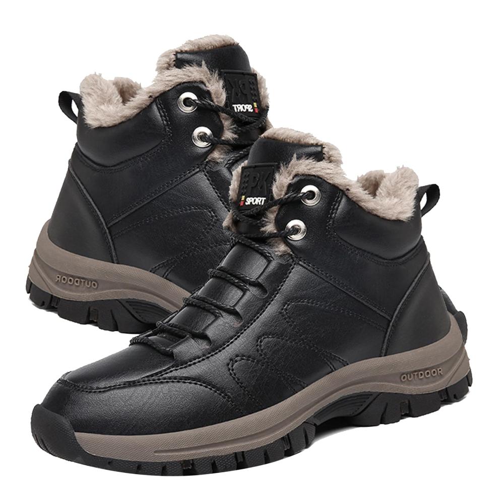 Entdecken Sie die ultimativen Herren-Trekking-Wanderschuhe Warm wasserdicht & gemütlich für den Winter. Leichte braune Sneaker in Größe 42/260 mm für Outdoor-Abenteuer Camping und Klettern