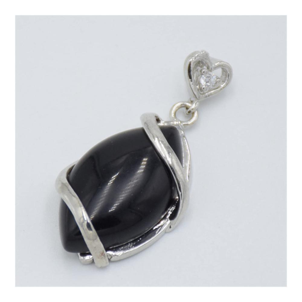 Entdecke zeitlose Eleganz Ketten mit Anhänger - Klassischer Pferdeaugen-Anhänger aus Naturstein (Lapis schwarzer Onyx Opal) - Perfekt für Damen und Herren - Exquisite Modeaccessoires