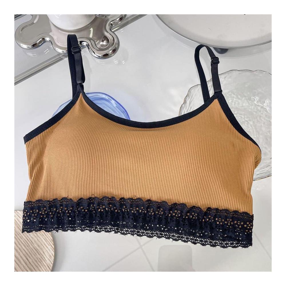 Komfortable Mastektomie BHs 6er-Pack BHs für kleine Brust mit abnehmbaren Brustpolstern. Perfektes Geschenk für junge Mädchen. Drahtlose Bralettes für maximalen Komfort