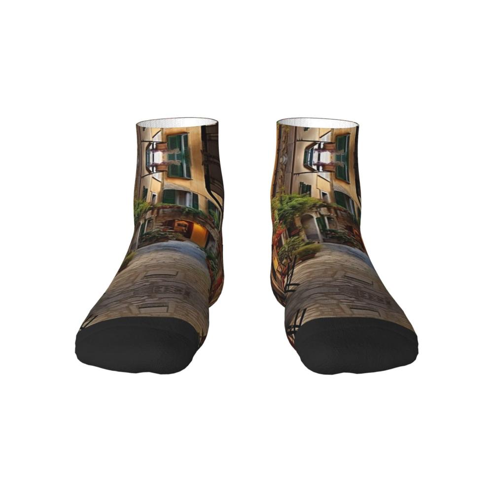Modische Knöchelsocken Bequeme italienische Damen- und Herrensocken mit trendigen Mustern – Perfekte Passform für jeden! Entdecken Sie den Style von Italian Old Street! One Size