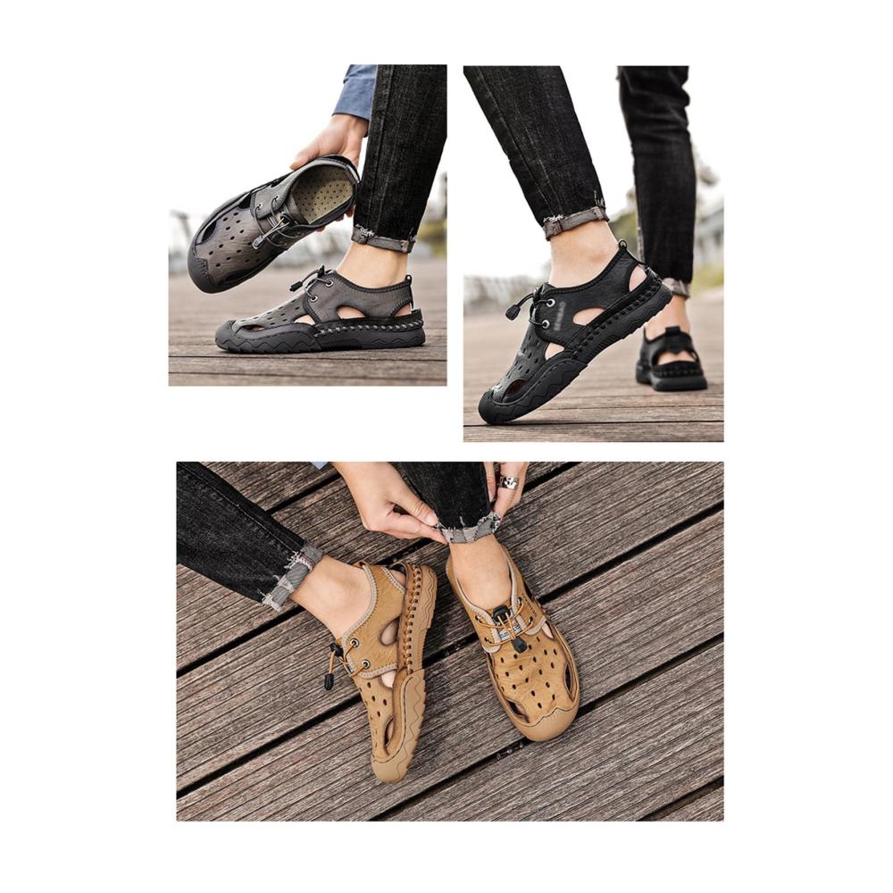 Ultimativer Komfort für den Sommer Herren Freizeitsandalen | Leichte atmungsaktive Sohlen | Ideal für Outdoor-Abenteuer und Strandsportarten