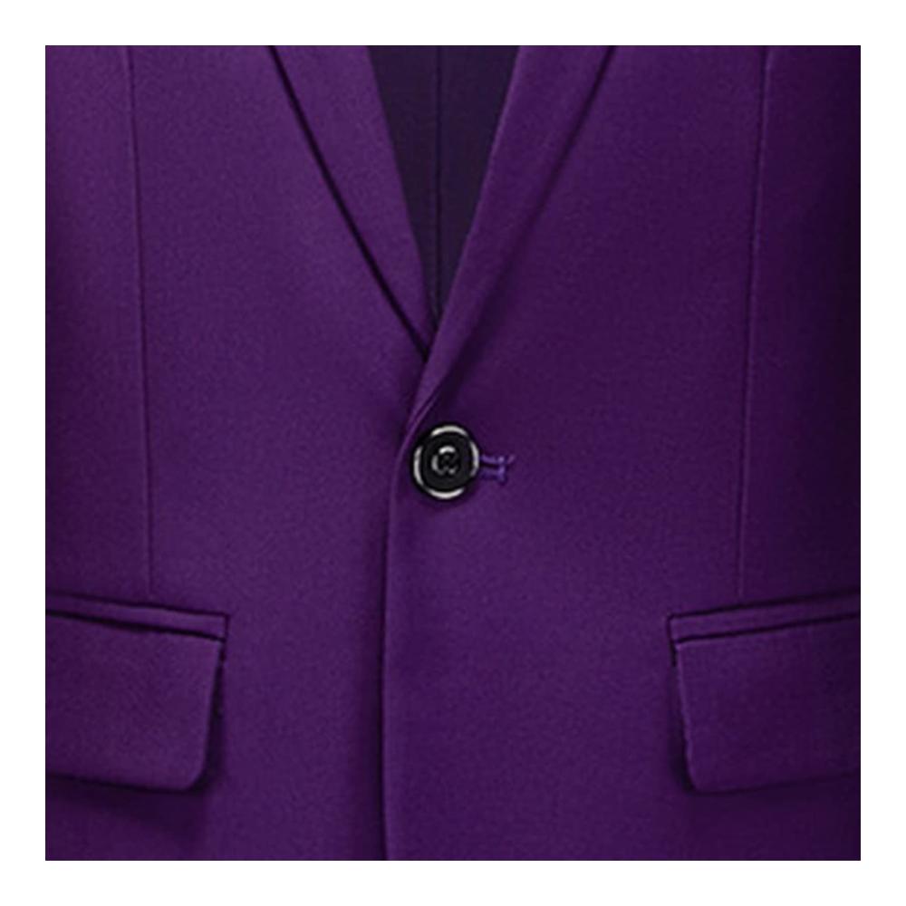 Einzigartiger Charme Exklusives Herren-Sakko Slim Fit & vielseitig einsetzbar. Ein Knopf für Raffinesse. Ideal für jeden Anlass! (6XL Violett