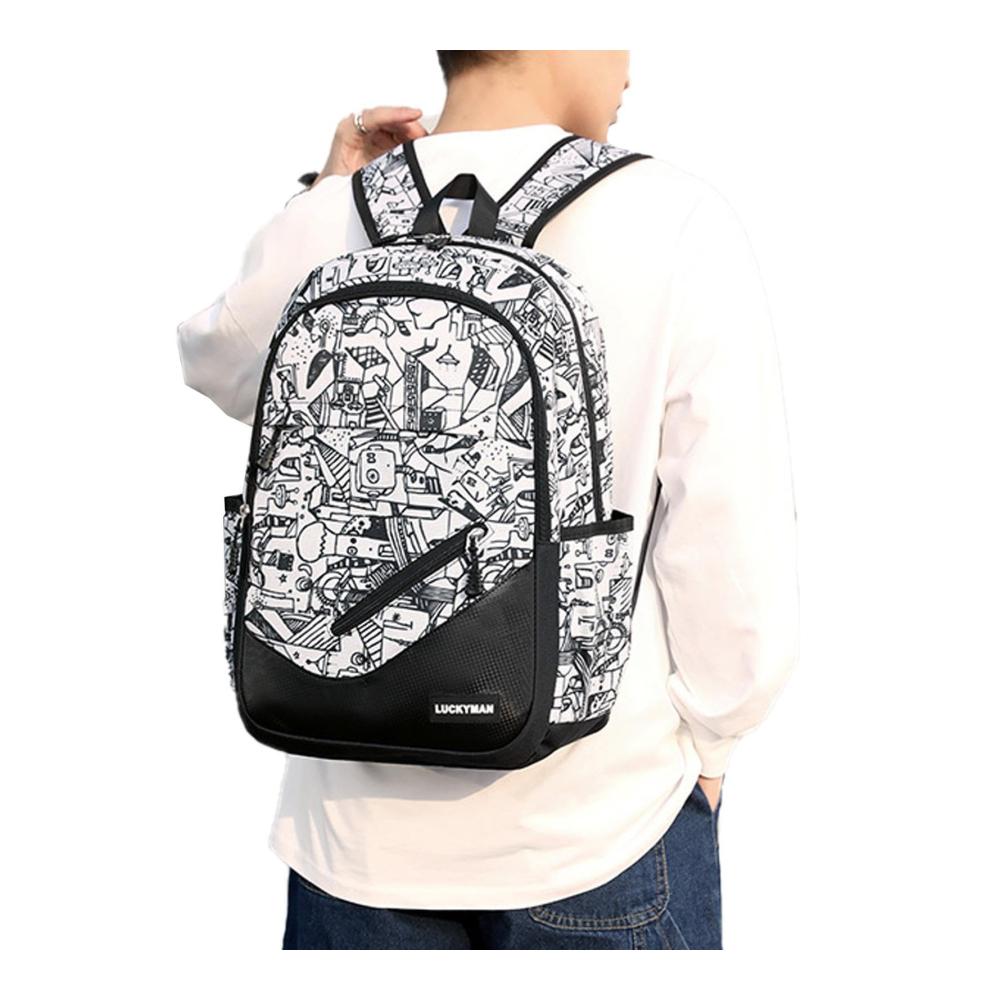Ultimativer Schulranzen für Jungen Mädchen & Teenager! Wasserabweisender Rucksack aus Nylon für Schüler mit riesigem Fassungsvermögen – Perfekt für Schule Reisen & mehr