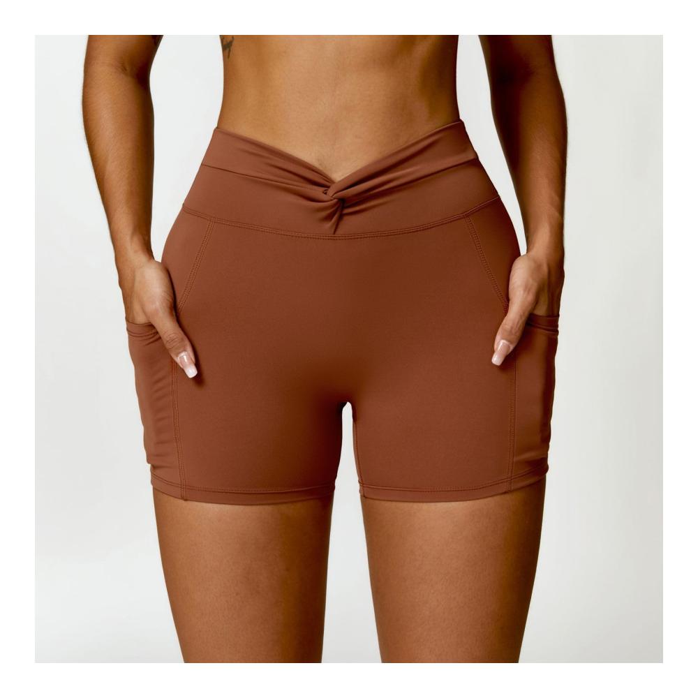 Damen Booty Scrunch Shorts Nahtlose High Waist Sport Shorts Push Up Workout Leggings Kurz Leggings Fitness Laufen Radlershorts