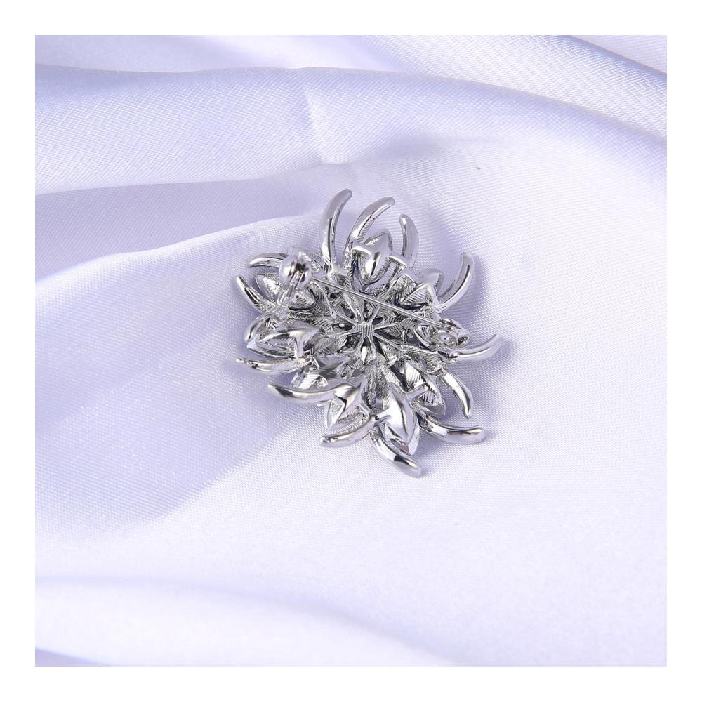 Entzückende Broschen & Anstecknadeln Elegante Blumen-Pins für Frauen Hochzeits-Schmuck & Modeaccessoires in tiefem Blau - Ideale Geschenke für jeden Anlass