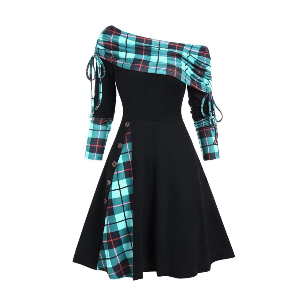 Entdecken Sie den ultimativen Sommer-Cocktail AYAZER Damenkleid - Eleganz in jeder Dünn-Polyester-Faser. Perfekt für Hochzeiten und coole Abende