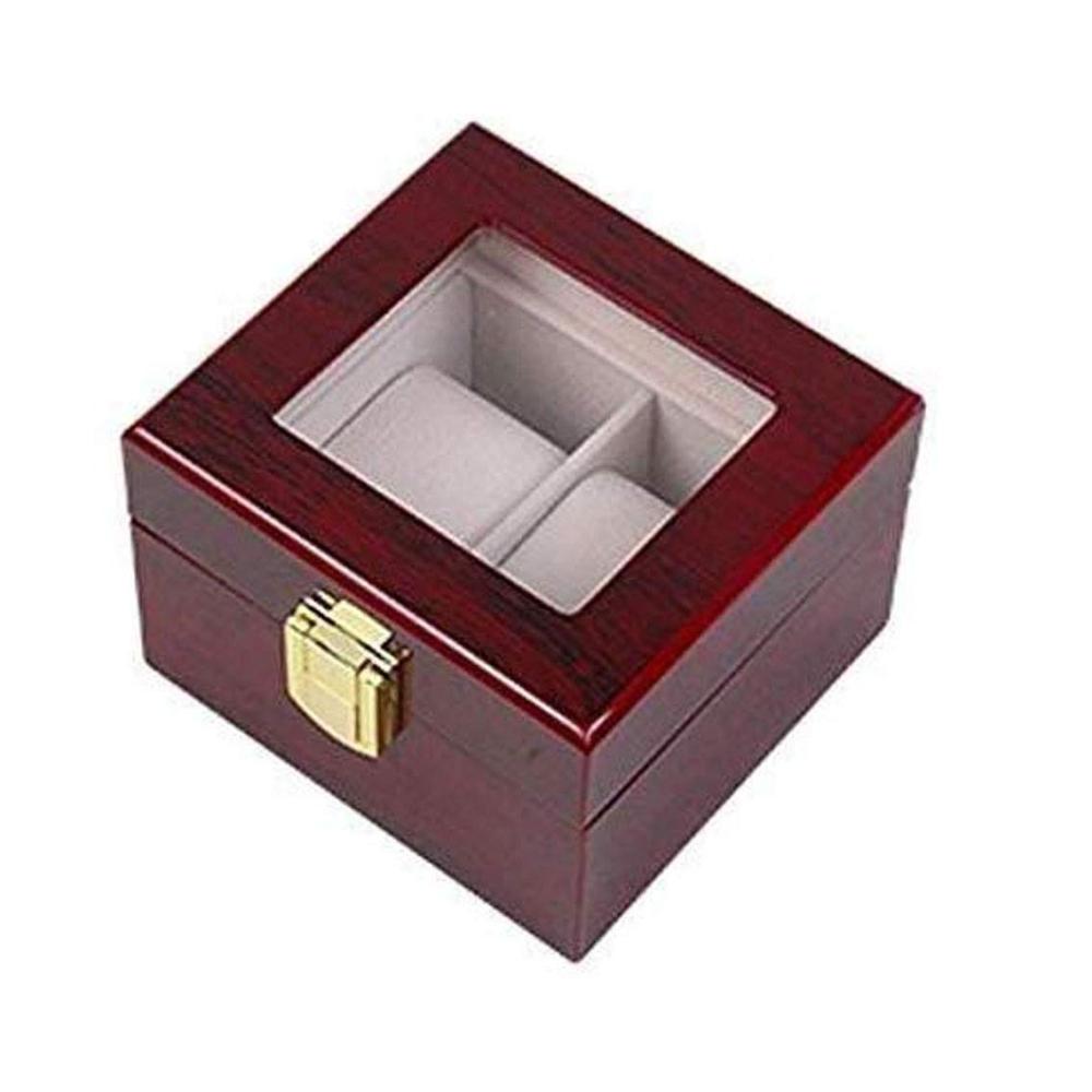 Edle Holz-Uhrenbox mit Glas-Schiebedach – Perfekte Aufbewahrungslösung für Ihre Uhrenkollektion! Warm as ever