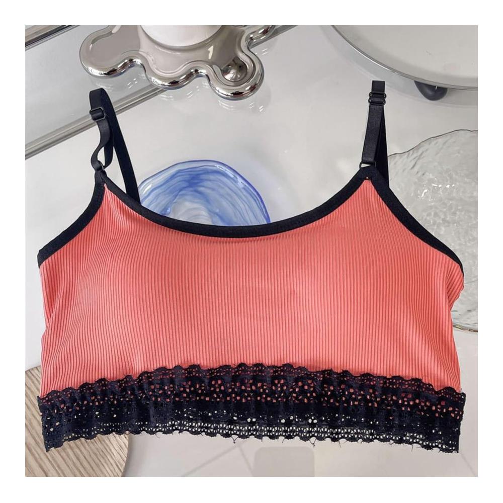 Komfortable Mastektomie BHs 6er-Pack BHs für kleine Brust mit abnehmbaren Brustpolstern. Perfektes Geschenk für junge Mädchen. Drahtlose Bralettes für maximalen Komfort